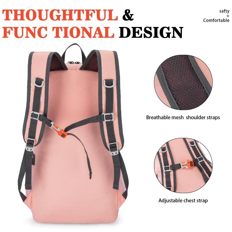 BAGPARKK Hiking Backpack Large 35L Travel Backpacks for Men Women Water Resistant Ultra Lightweight Foldable Packable Camping Daypack for Outdoor Sports - Image 4